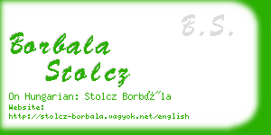 borbala stolcz business card